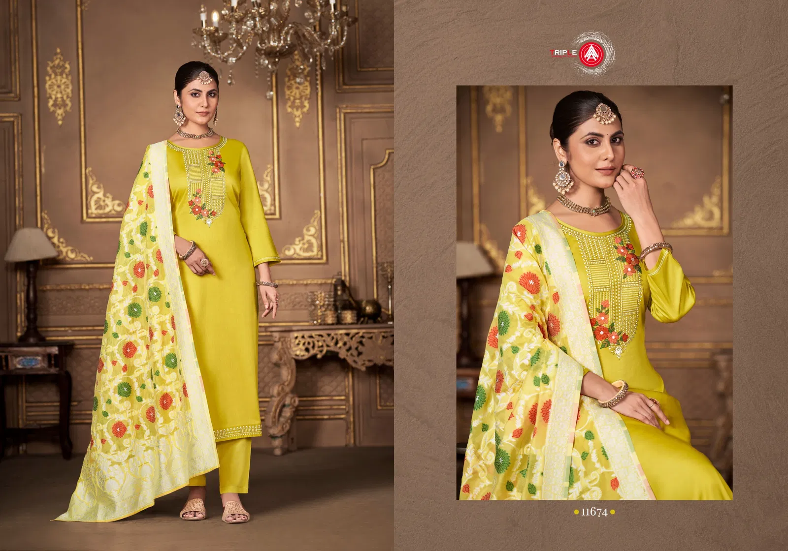 Aas Edition 6 By Triple Aaa Jam Silk Cotton Designer Salwar Kameez Wholesale Market In Surat

